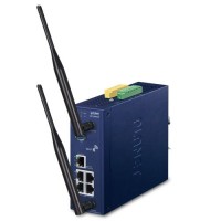 PLANET IAP-1800AX Industrial Dual Band 802.11ax 1800Mbps Wireless Access Point with 5 10/100/1000T LAN Ports